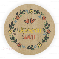 Naklejki wielkanocne kraft WIANEK