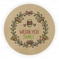 wielkanocne naklejki kraft - SweetPrint.pl