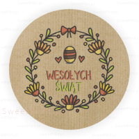 Naklejki wielkanocne kraft WIANEK 