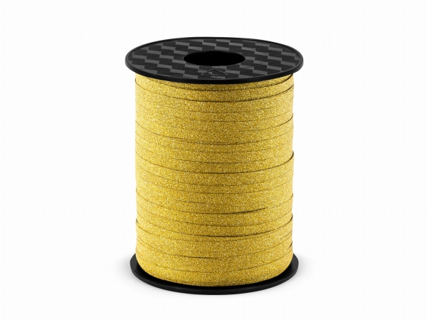 Wstążka plastikowa, złota, matowa - SweetPrint.pl