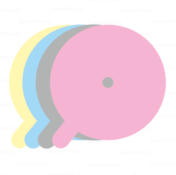 kolorowe wieczka, osłonki do świec - SweetPrint.pl