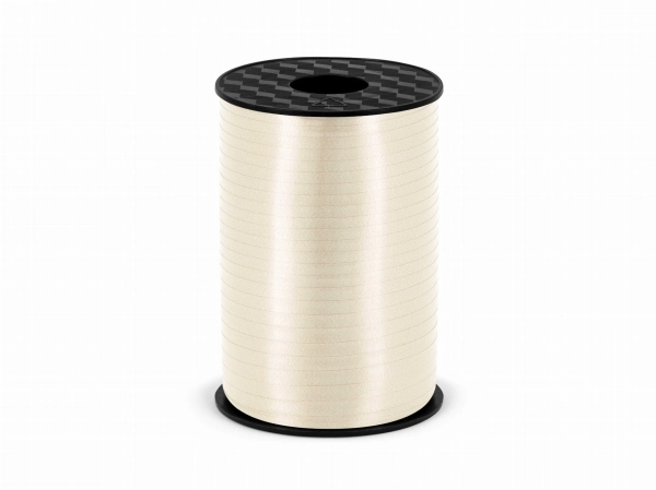 Wstążka plastikowa, jasnokremowa - SweetPrint.pl