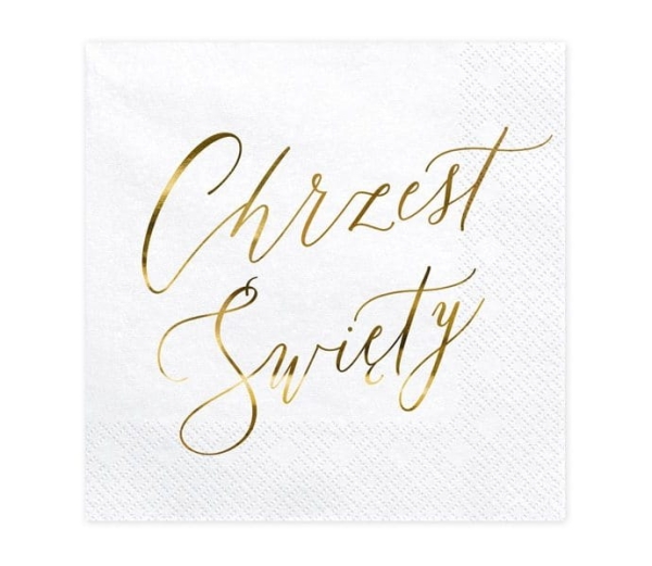 serwetki na chrzest święty - SweetPrint.pl