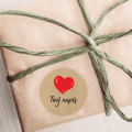 NAKLEJKI Z PAPIERU KRAFT - SweetPrint.pl