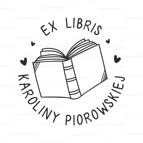 ex libris, personalizowana pieczątka - SweetPrint.pl
