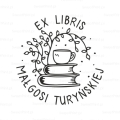 Stempel exlibris PRZY KAWIE – główne zdjęcie produktu
