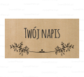 naklejki  kraft z własnym napisem - SweetPrint.pl