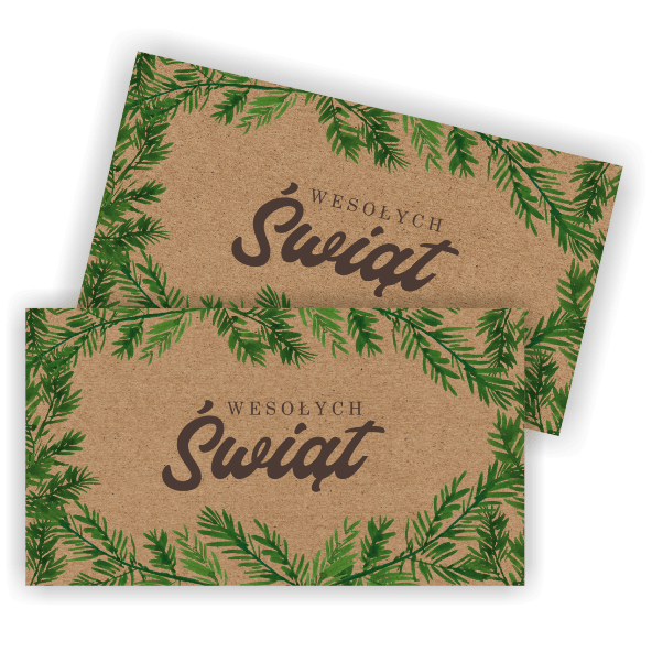 bileciki / etykietki na papierze eko - SweetPrint.pl