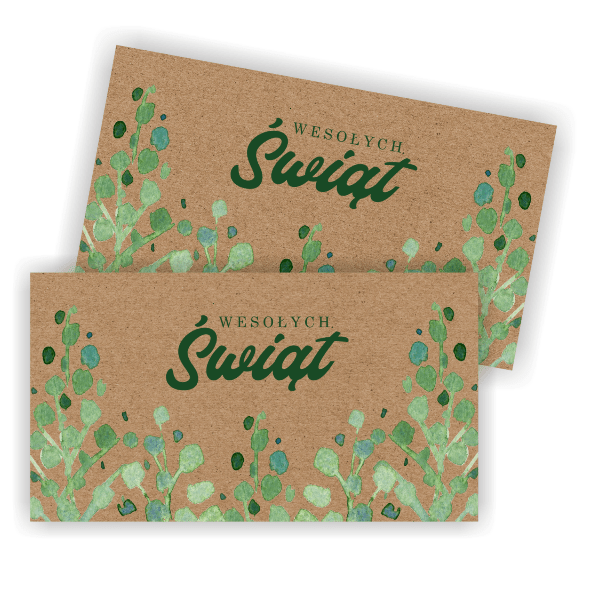 bileciki / etykietki na papierze eko - SweetPrint.pl