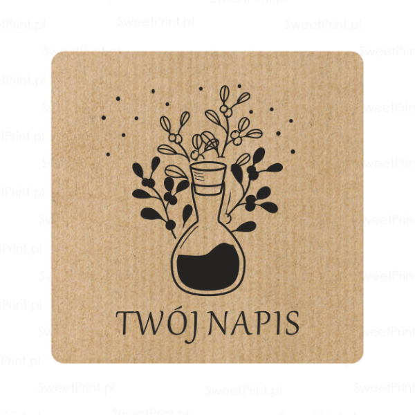 naklejki na papierze kraft - SweetPrint.pl
