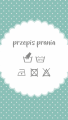 wizytówka etykieta drukowana do oznaczania produktów handmade / przepis prania 5