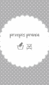 wizytówka etykieta drukowana do oznaczania produktów handmade / przepis prania ręcznego