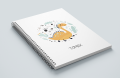 personalizowany notes / zeszyt z własnym napisem - Sweetprint.pl