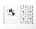 personalizowany notes / zeszyt z własnym napisem - Sweetprint.pl