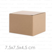 Pudełko fasonowe  7,5x7,5x4,5 cm