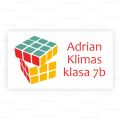 naklejki na zeszyty - kostka rubika - SweetPrint.pl