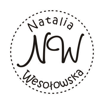 Personalizowana pieczątka na drewnianym trzonku z imieniem i nazwiskiem oraz inicjałami