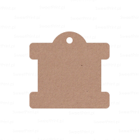 Kartoniki do spinek, gumek i bransoletek 5x4,5 cm