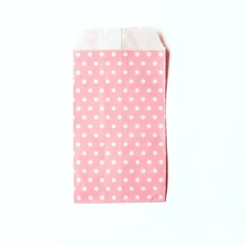 małe torebki papierowe różowe - SweetPrint.pl