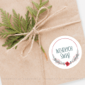 Naklejki z napisem Wesołych Świąt - SweetPrint.pl
