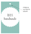 wizytówka etykieta do produktów handmade