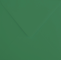 Koperta kwadratowa 14,6/14,6 cm - bardzo ciemna zieleń