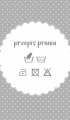 wizytówka etykieta drukowana do oznaczania produktów handmade / przepis prania