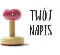 Stempel do ciastek z własnym napisem - SweetPrint.pl