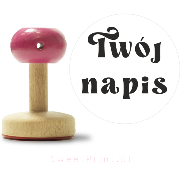 Stempel do ciastek z własnym napisem - SweetPrint.pl