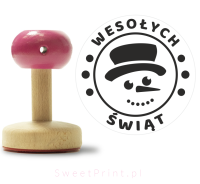 Świąteczny stempel do ciastek BAŁWANEK