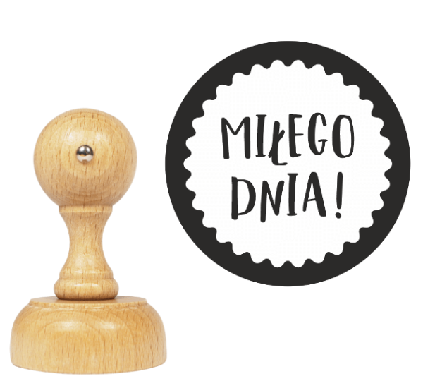 stempel miłego dnia / pieczątka miłego dnia - SweetPrint.pl