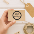 stempel / pieczątka z napisem RĘKODZIEŁO - SweetPrint.pl
