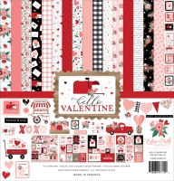 Papiery do scrapbookingu HELLO VALENTINE 12x12 cali