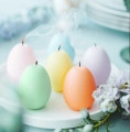Świeczki wielkanocne w kształcie jajek - SweetPrint.pl