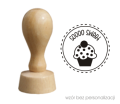 stempel z babeczką