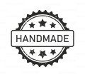 Stempel z napisem HANDMADE - SweetPrint.pl