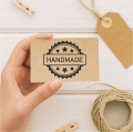 pieczątka z napisem HANDMADE - SweetPrint.pl