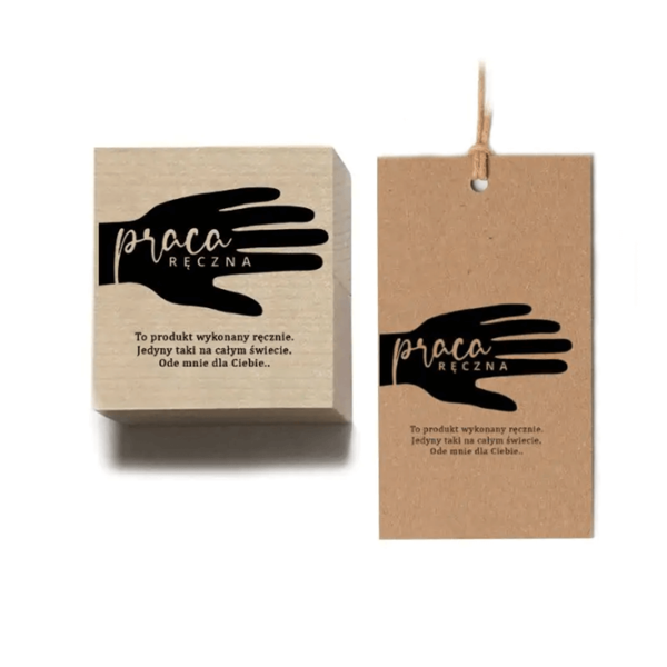 Stempel do tworzenia etykiet - PRACA RĘCZNA 
 SweetPrint.pl