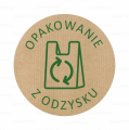 Naklejki informacyjne na opakowania z odzysku - SweetPrint.pl