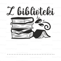 Stempel / pieczątka EX LIBRIS BIBLIOTEKA
