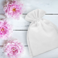 Biały woreczek bawełniany  - SweetPrint.pl