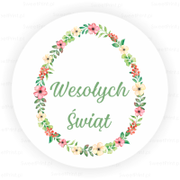 Naklejki wielkanocne WIANEK JAJKO 