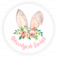 Naklejki wielkanocne ZAJĄCZEK