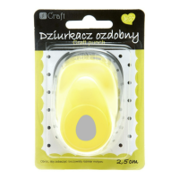 Dziurkacz ozdobny do papieru JAJKO 2,5 cm