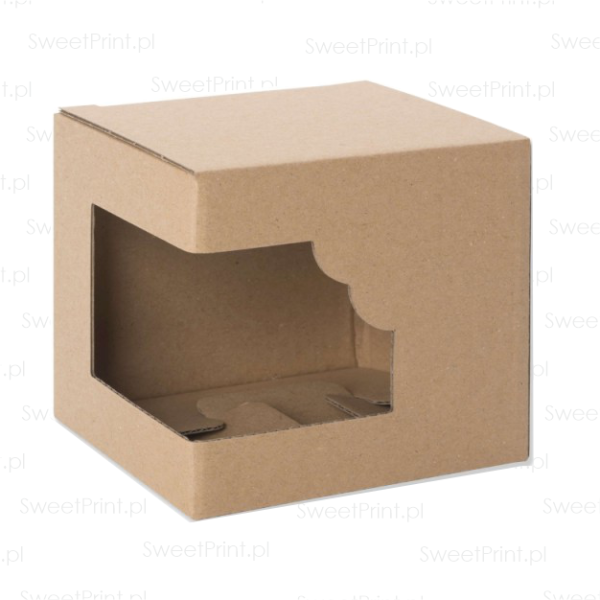 pudełko  z okienkiem na świecę, na kubek, na prezent - SweetPrint.pl