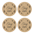 personalizowane naklejki kraft - SweetPrint.pl