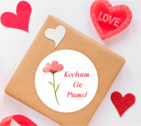 Naklejki KOCHAM CIĘ MAMO