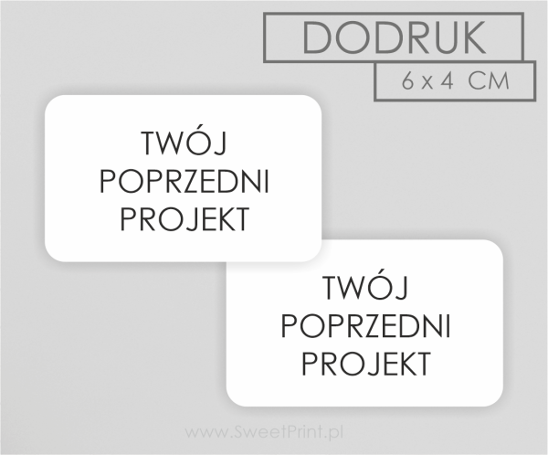 naklejki personalizowane - SweetPrint.pl