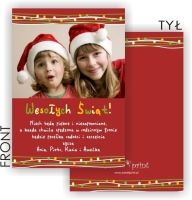 Kartki na Boże Narodzenie  - Magic Christmas - Red