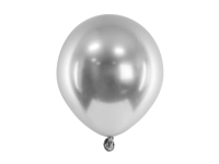 Balon  metalizowany 12 cm, srebrny